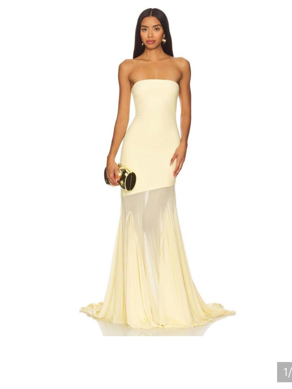 Dahlia Gown in Deme by Gabriella Yellow